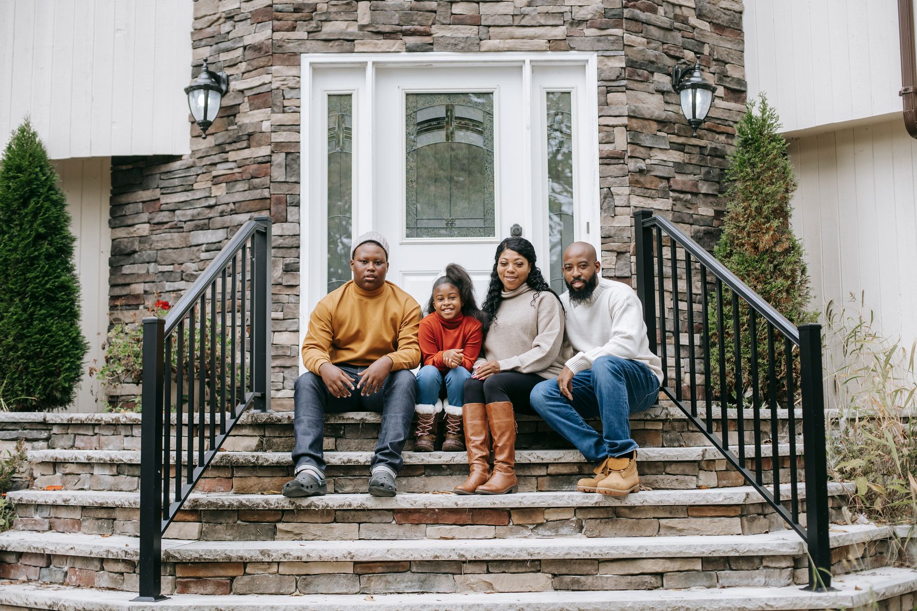 Nigerian family using digital healthcare together